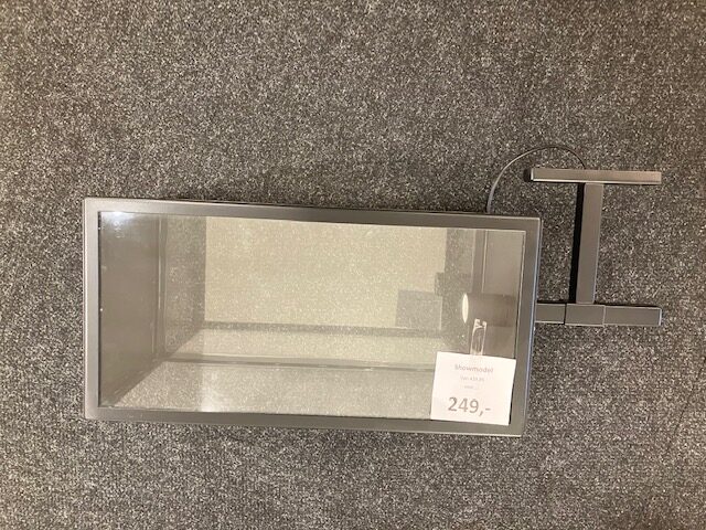 Buitenlamp vierkant zwart Rio XL opruiming wandlamp groot tuinextra
