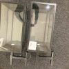 Buitenlamp vierkant zwart Rio XL opruiming wandlamp groot tuinextra