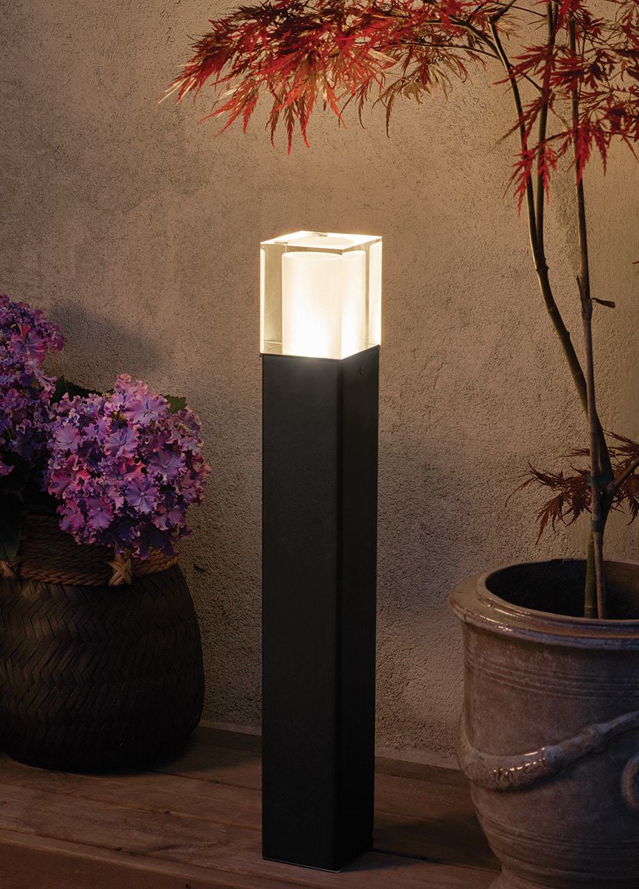Arendal zwart buitenlamp tuinverlichting norlys 85 cm
