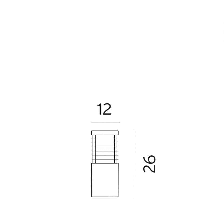 Buitenlamp Halmstad Gegalvaniseerd 26 cm - Afbeelding 5