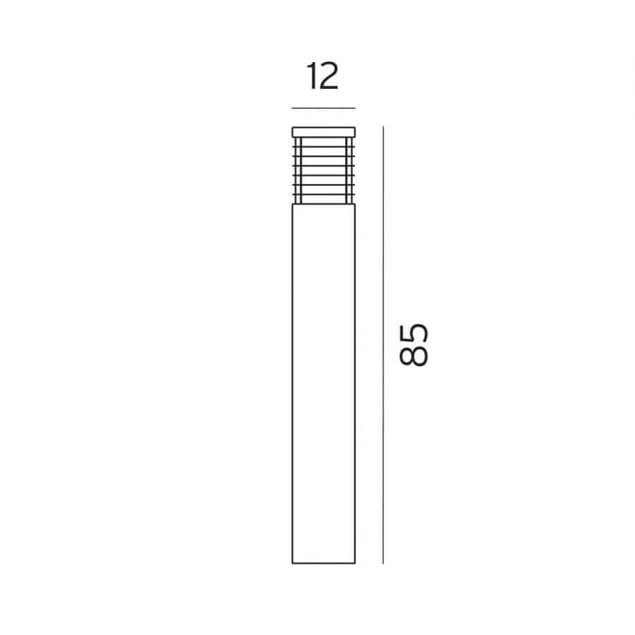 Buitenlamp Halmstad Gegalvaniseerd 85 cm - Afbeelding 4
