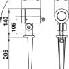 Prikspot buitenlamp Albert 662197 GU10 zwart of wit TuinExtra