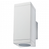 Echo wandlamp wit gu10 up/downlight vierkant buitenlampen tuinextra