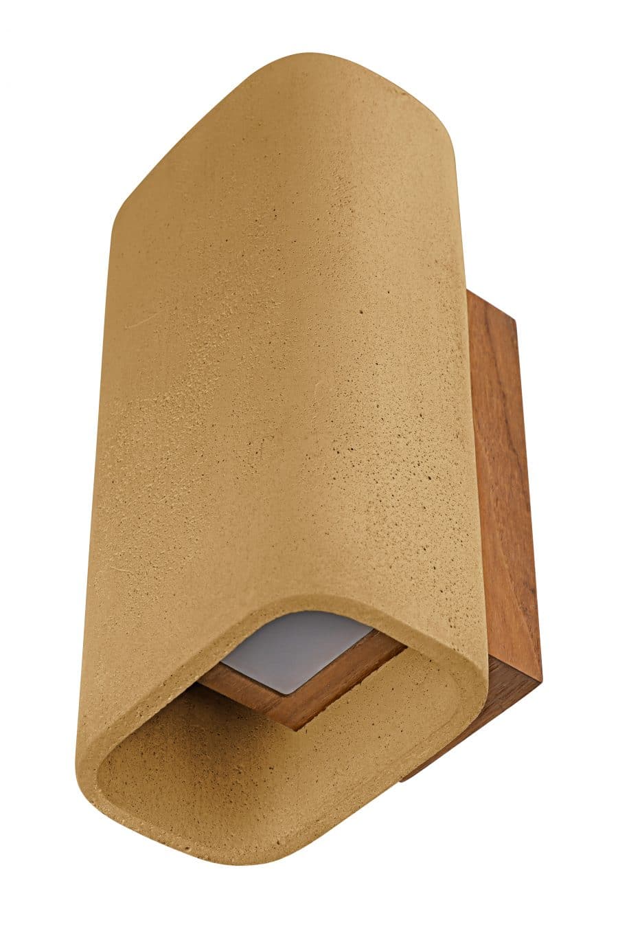 Con Teak loftlight ochre buitenlamp beton concrete teak tuinextra kaatsheuvel