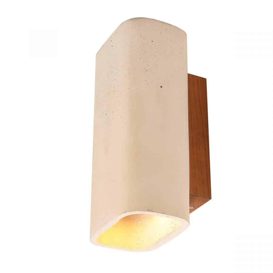 Con Teak loftlight sand buitenlamp beton concrete teak tuinextra kaatsheuvel
