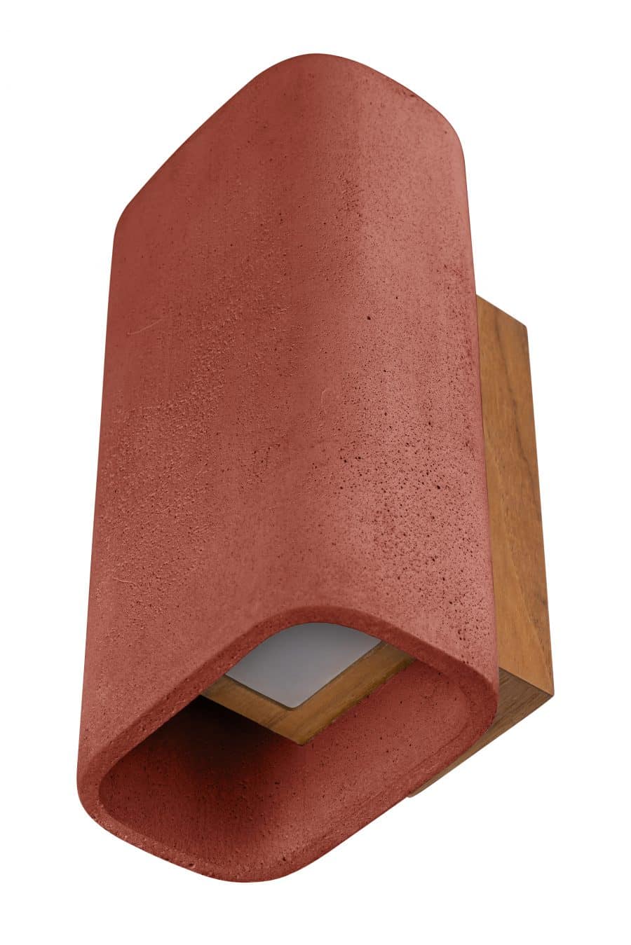 Con Teak loftlight terra rood buitenlamp beton concrete teak tuinextra kaatsheuvel