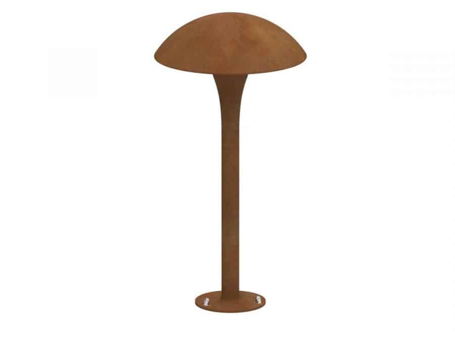 Fungy-royal botania cortenstaal iron rusty tuinextra buitenverlichting