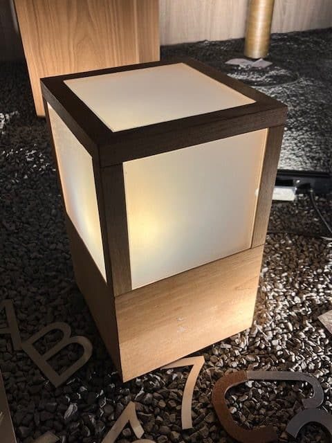 Buitenlamp teak hardhout Clex tuinextra opruiming aanbieding showmodel