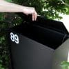 Esafe pakketbrievenbus Dropbox medium post en pakketten zwart tuinextra