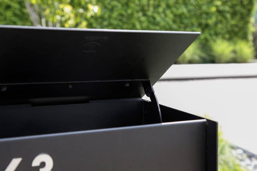 Pakketbrievenbus Dropbox Medium zwart back - Afbeelding 4
