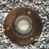 Grondspot rond koper gu10 tuinextra buitenverlichting