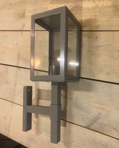 Buitenlamp Parijs 1900 vierkant ral 7039 TuinExtra exclusieve buitenverlichting showmodel aanbieding