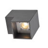 Buitenlamp antraciet Wandlamp XL LED 4 watt tuinextra buitenverlichting