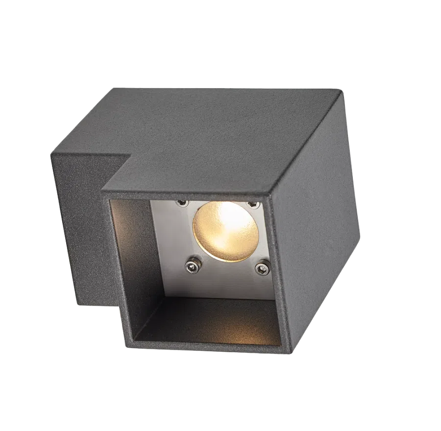Buitenlamp antraciet Wandlamp XL LED 4 watt tuinextra buitenverlichting