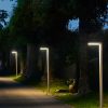 Asker norlys grijs moderne lantaarnpaal tuinextra buitenverlichting ral 9006