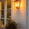norlys chelsea koper plat messing 950 buitenlamp wandlamp exclusieve buitenverlichting tuinextra