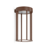 buitenlamp lula lombardo wandlamp wit led 230 volt 2700 kelvin tuinextra corten bruin