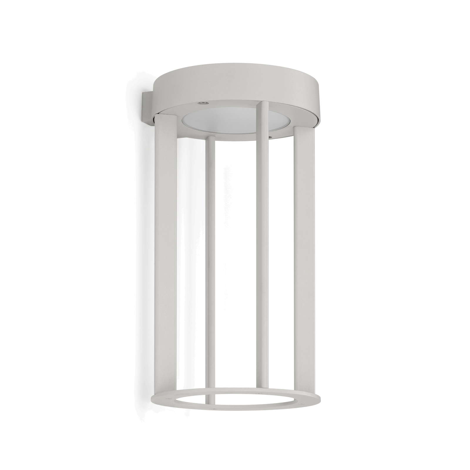 buitenlamp lula lombardo wandlamp wit led 230 volt 2700 kelvin tuinextra zilvergrijs lichtgrijs