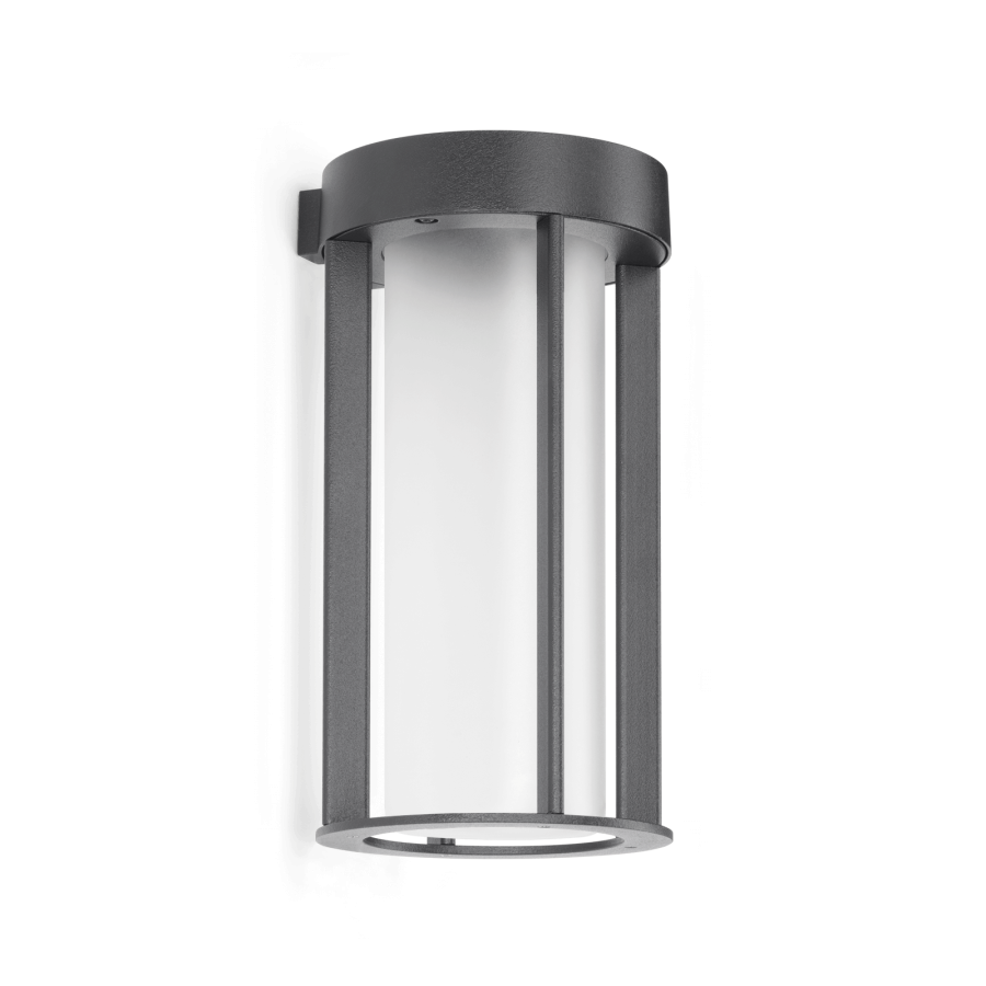 buitenlamp lula up lombardo wandlamp wit led 230 volt 2700 kelvin tuinextra antraciet