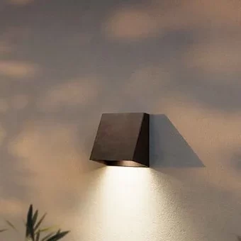 Mask Il Fanale 298.02.AS buitenlamp downlight led TuinExtra wandlamp messing brons