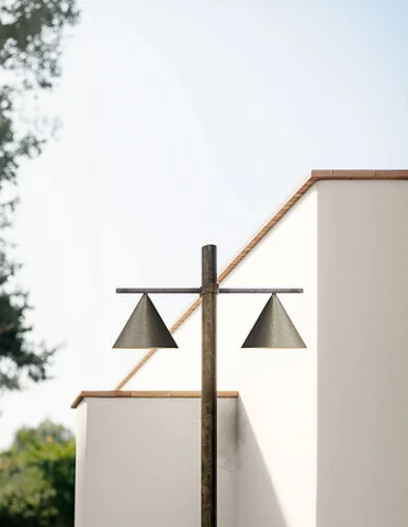 Il Fanale lantaarnpaal koper Cone Buitenlamp 286.21.OOB TuinExtra buitenverlichting tuinverlichting