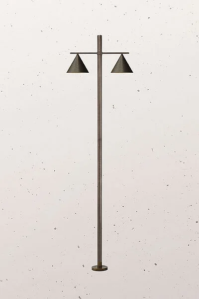 Il Fanale lantaarnpaal koper Cone Buitenlamp 286.21.OOB TuinExtra buitenverlichting tuinverlichting