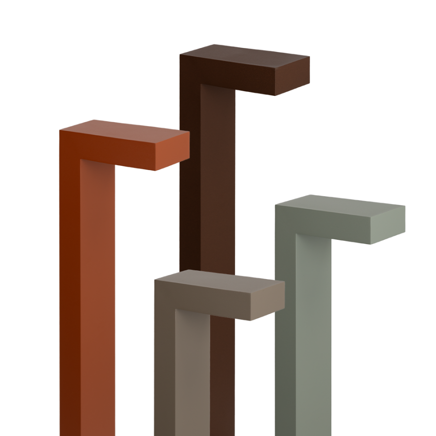 Norlys padverlichting led asker bruin corten, bruin koper, beige,grijs, lichtgrijs, 85 cm tuinextra kaatsheuvel