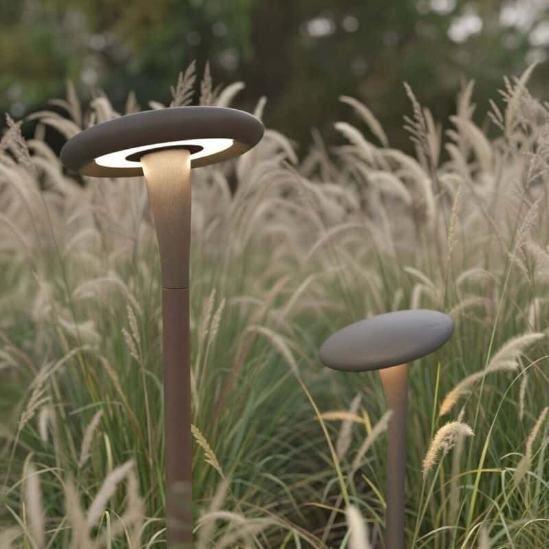 Aurora buitenlamp Dexter design tuinverlichting led Ironstone ijzerzandsteen bruin TuinExtra