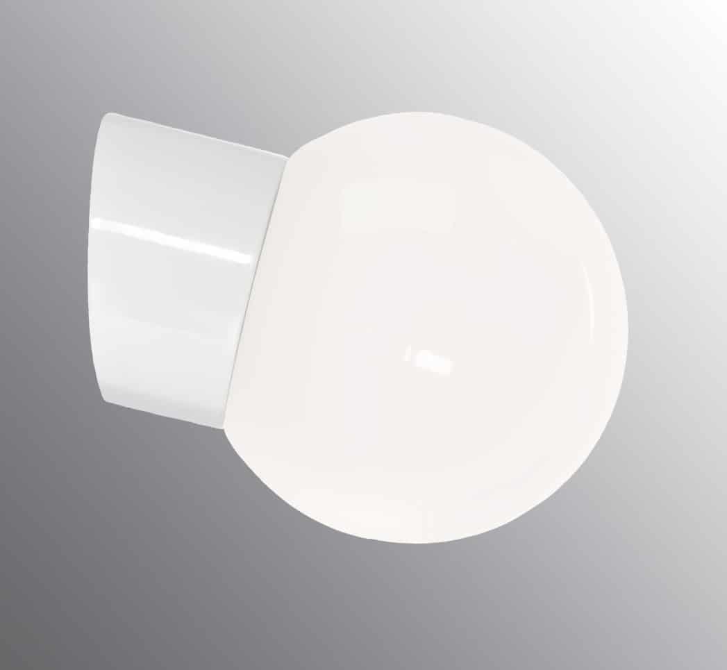 ifo electric globe 150 schuin 15 cm wit opaal glas porselein