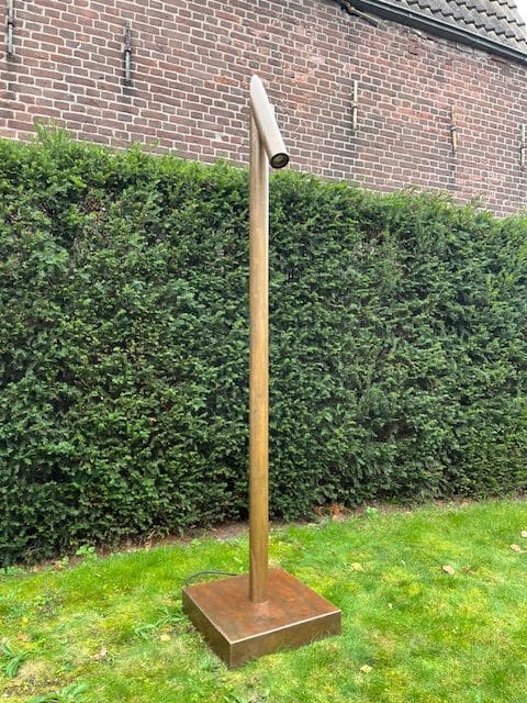 Buitenlamp Brugge TuinExtra koperen lantaarnpaal tuinverlichting