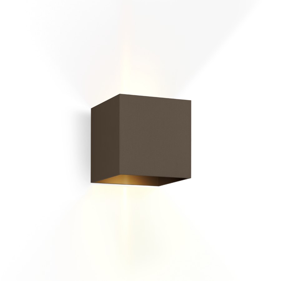 Wever & Ducré BOX 4.0 wandlamp in de kleur brons - Tuinextra buitenverlichting