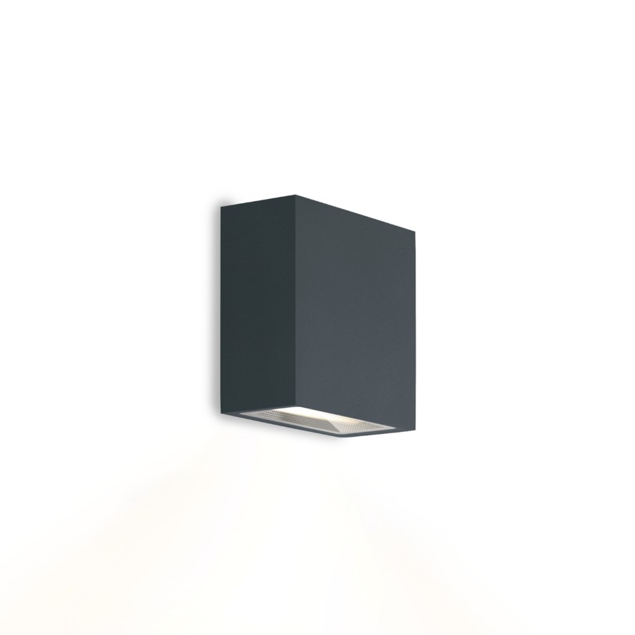 Wever & Ducré CENTRAL 1.0 wandlamp in de kleur antracietgrijs - Tuinextra buitenverlichting