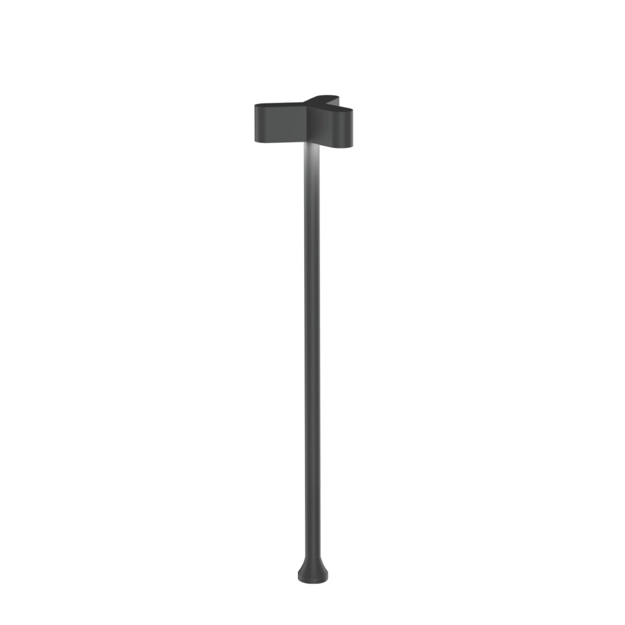 Wever & Ducré KIOSK 1.3 tuinlamp in de kleur antracietgrijs - Tuinextra buitenverlichting