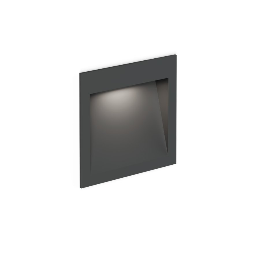 Wever & Ducré ORIS 1.3 inbouw wandlamp in de kleur antracietgrijs - Tuinextra buitenverlichting