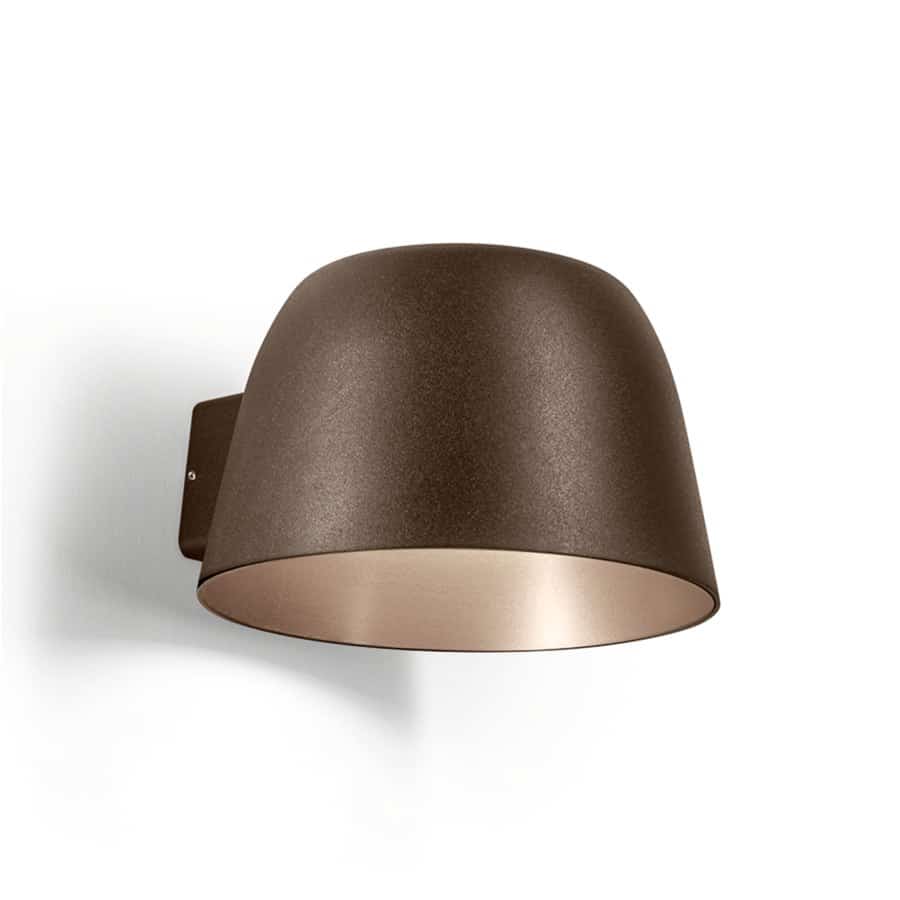 Wever & Ducré SWAM 1.0 wandlamp in de kleur brons - Tuinextra buitenverlichting
