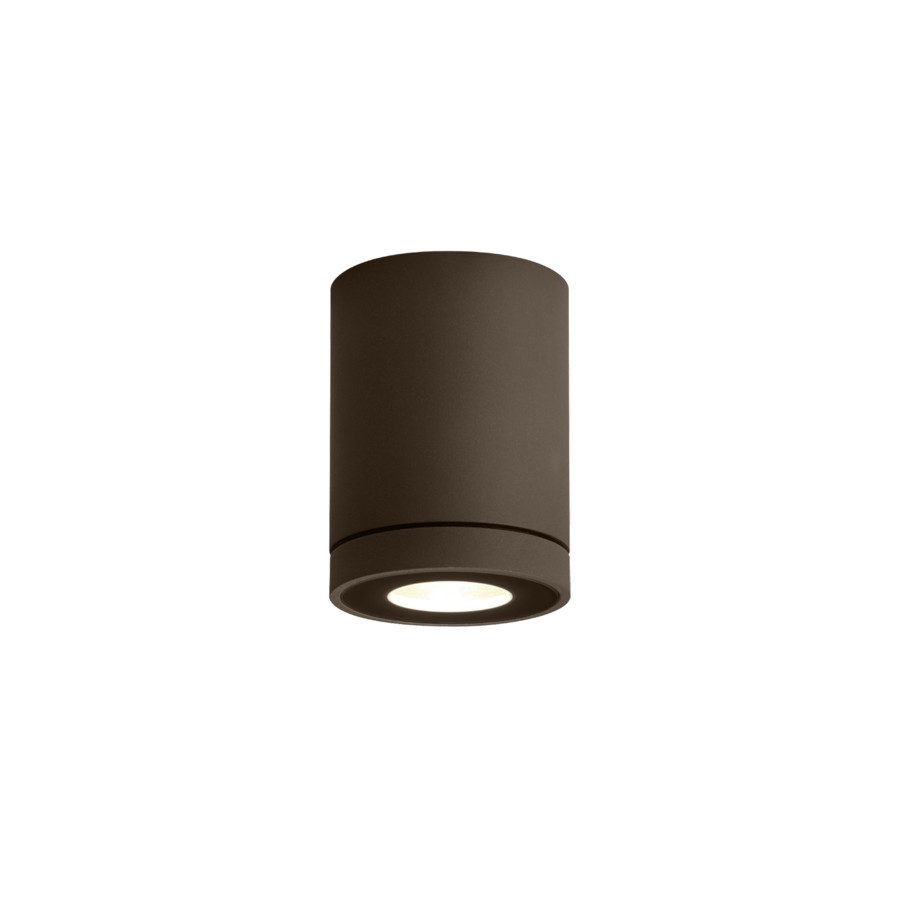 Wever & Ducré TUBE 1.0 GU10 plafondlamp in de kleur brons - Tuinextra buitenverlichting