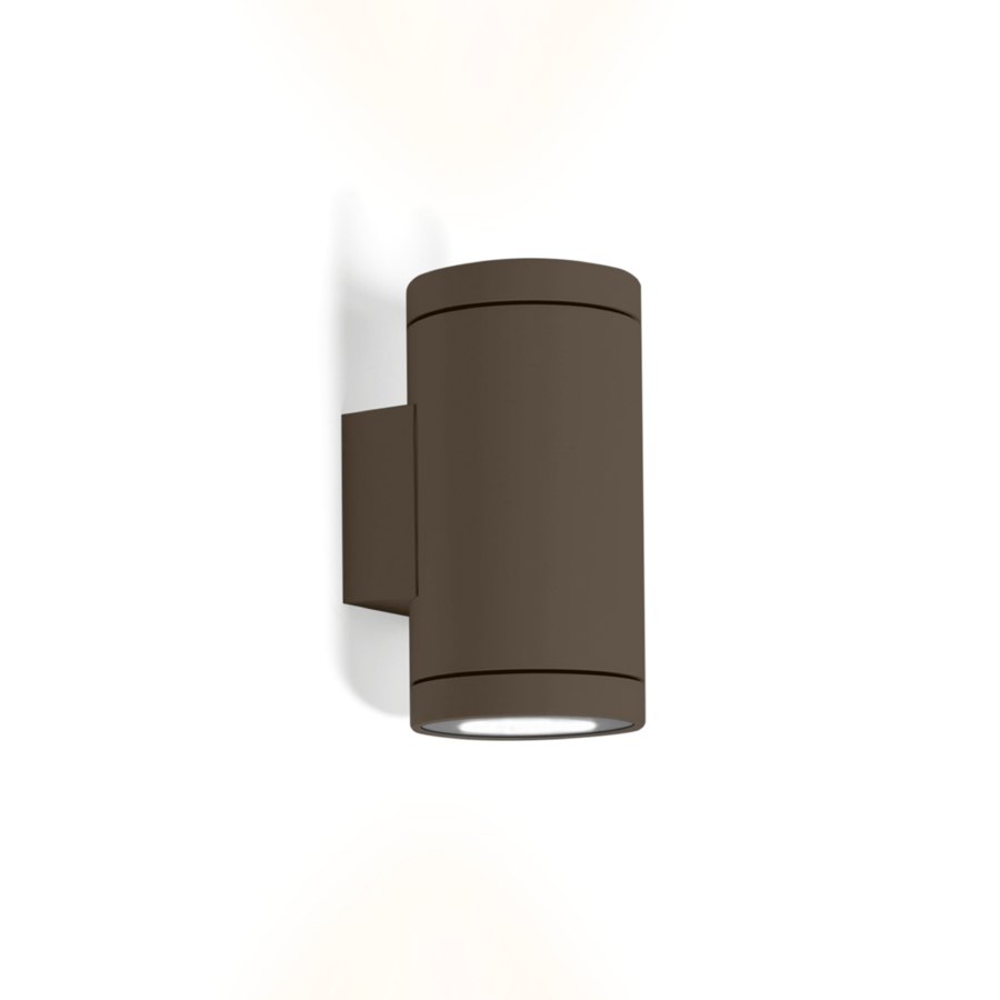 Wever & Ducré TUBE 2.0 GU10 wandlamp in de kleur brons - Tuinextra buitenverlichting