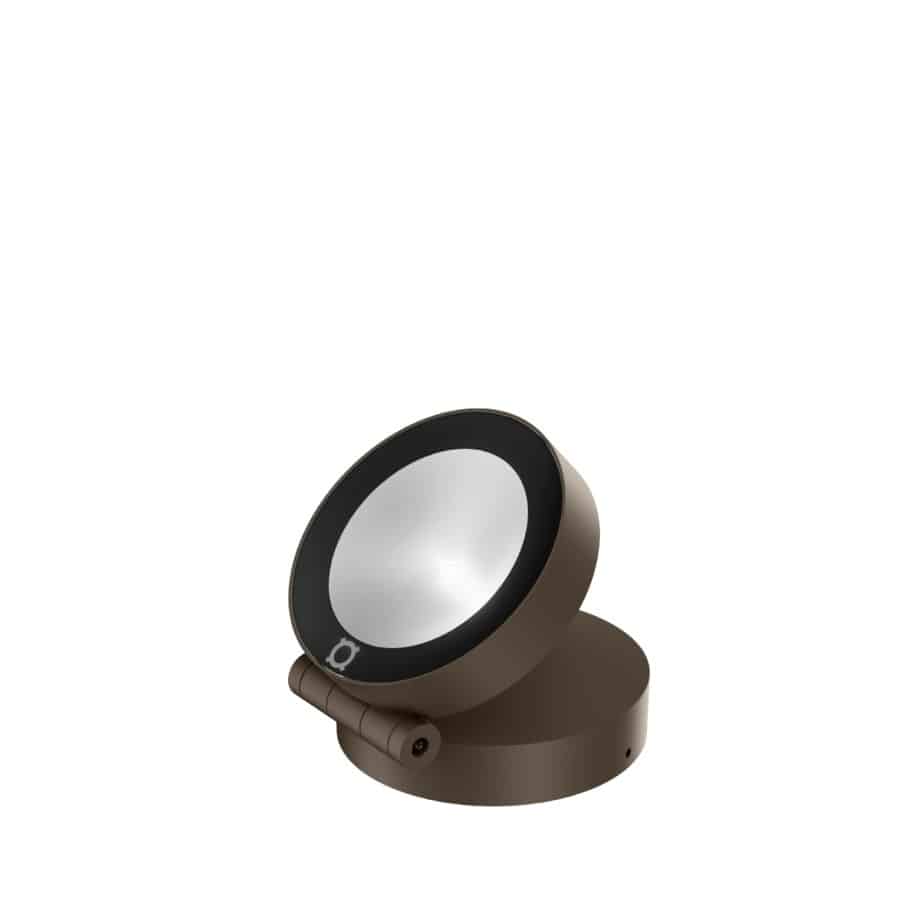 Wever & Ducré X-BEAM 1.0 ROUND buitenlamp in de kleur brons - Tuinextra buitenverlichting