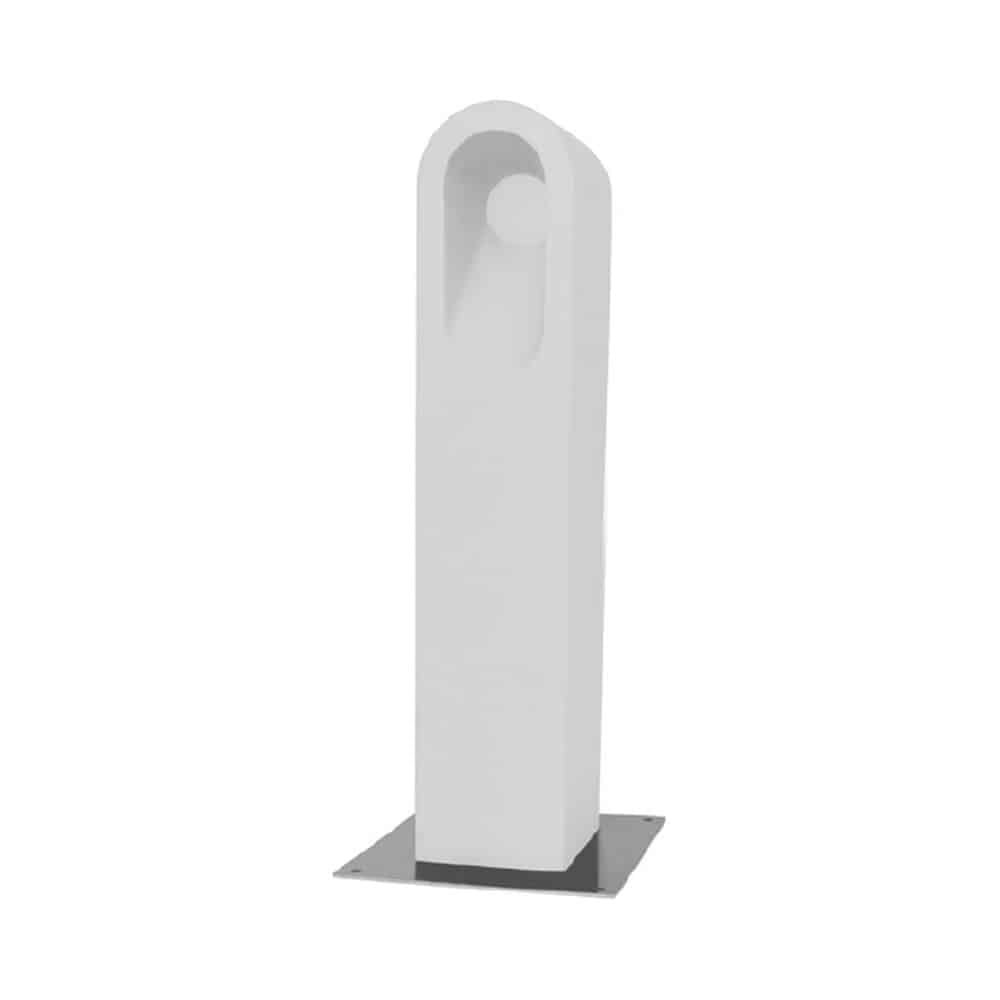 Bean 9010 staande lamp 1105B in wit – buitenlamp | Tuinextra