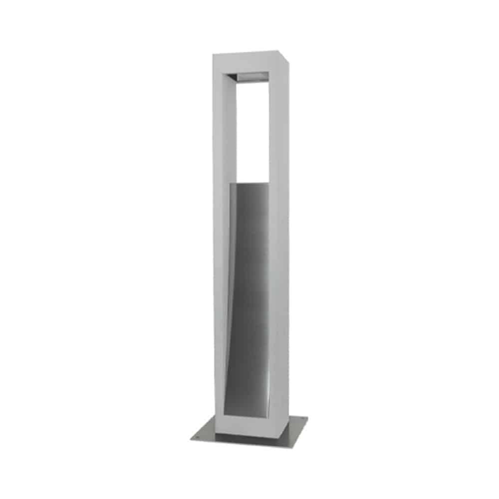 Double 9010 staande lamp 1103B in wit – buitenlamp | Tuinextra